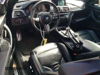 2018 BMW M4 with VIN WBS4Y9C57JAC86460, listed as a Copart auction lot 73022204 with 28,477 mi miles and Salvage Title. Bid and sale history available at carsss.com. Image 8.