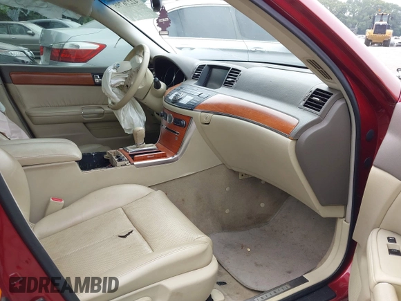 2006 Infiniti M Sport z VIN JNKAY01E76M104833, wystawiony jako IAAI lot #42276795 z przebiegiem 196 550 mil mil oraz . Historia ofert i sprzedaży dostępna na DreamBid. Obrazek 5.