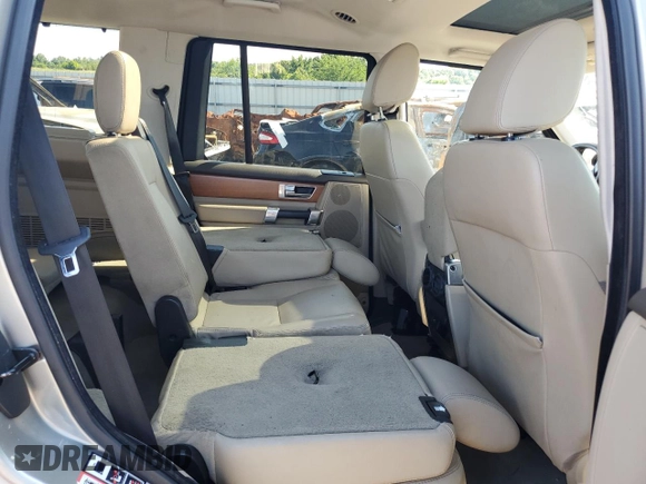 2013 Land Rover LR4 HSE с VIN SALAG2D46DA669083, выставлен на аукционе Copart как лот 60766644 с пробегом Не указан миль и Списание • Salvage title. История ставок и продаж доступна на DreamBid. Изображение 10.