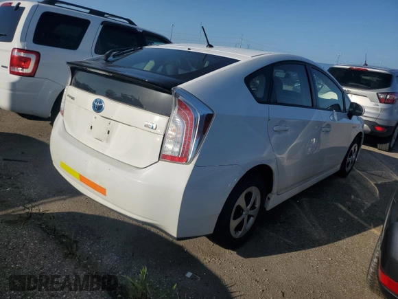 2013 Toyota Prius One with VIN JTDKN3DU4D1629530, listed as a Copart auction lot 63483455 with 111,459 mi miles and Clean title. Bid and sale history available at DreamBid. Image 3.
