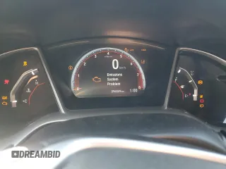 2019 Honda Civic Sedan Sport with VIN 2HGFC2F83KH015571, listed as a Copart auction lot 48197865 with 96,046 mi miles and Salvage Title. Bid and sale history available at carsss.com. Image 9.