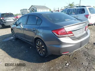 2014 Honda Civic EX-L with VIN 2HGFB2F92EH546440, listed as a IAAI auction lot 42116196 with 176,535 mi miles and . Bid and sale history available at DreamBid. Image 3.