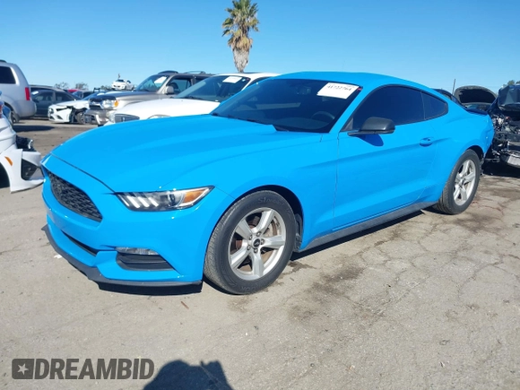 2017 Ford Mustang V6 with VIN 1FA6P8AM8H5236924, listed as a IAAI auction lot 41722764 with 36,789 mi miles and . Bid and sale history available at DreamBid. Image 2.