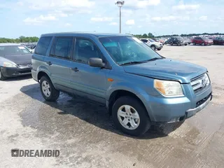 2006 Honda Pilot LX z VIN 5FNYF28146B003827, wystawiony jako IAAI lot #42170590 z przebiegiem 261 506 mil mil oraz . Historia ofert i sprzedaży dostępna na DreamBid. Obrazek 1.