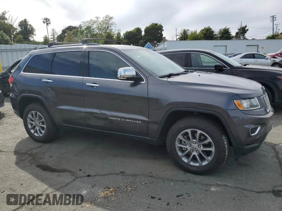 2016 Jeep Grand Cherokee Limited with VIN 1C4RJFBG3GC312873, listed as a Copart auction lot 56943705 with 134,633 mi miles and Salvage title. Bid and sale history available at DreamBid. Image 4.