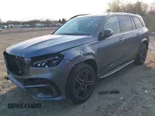 2025 Mercedes-Benz GLS 450 with VIN 4JGFF5KEXSB308035, listed as a IAAI auction lot 41814613 with 1,985 mi miles and . Bid and sale history available at DreamBid. Image 17.