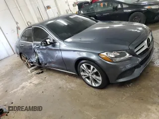 2015 Mercedes-Benz C 300 with VIN 55SWF4JB1FU075797, listed as a Copart auction lot 49870755 with 93,838 mi miles and Salvage Title. Bid and sale history available at carsss.com. Image 4.