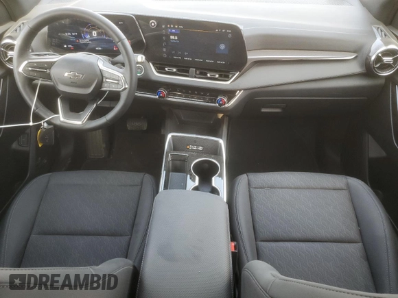 2025 Chevrolet Equinox FWD LT with VIN 3GNAXHEG3SL230407, listed as a Copart auction lot 51582905 with 4,639 mi miles and Salvage Title. Bid and sale history available at DreamBid. Image 8.