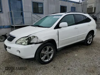 2006 Lexus RX 400h with VIN JTJGW31U162000700, listed as a Copart auction lot 55294255 with 184,675 mi miles and Salvage title. Bid and sale history available at DreamBid. Image 1.
