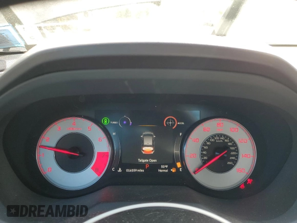 2023 Acura RDX Advance with VIN 5J8TC2H80PL019474, listed as a Copart auction lot 57216245 with 16,359 mi miles and Salvage title. Bid and sale history available at DreamBid. Image 9.