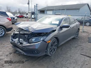 2020 Honda Civic Sedan Sport with VIN 2HGFC2F83LH540535, listed as a IAAI auction lot 41730827 with 80,648 mi miles. Bid and sale history available at carsss.com. Image 2.