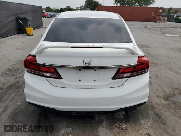 2015 Honda Civic Sedan Si with VIN 2HGFB6E5XFH703977, listed as a Copart auction lot 47196415 with 107,534 mi miles and Salvage Title. Bid and sale history available at carsss.com. Image 6.