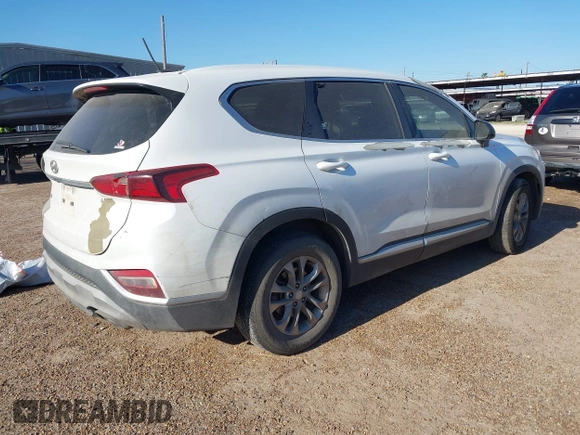 2019 Hyundai Santa Fe SE z VIN 5NMS23AD7KH058499, wystawiony jako IAAI lot #41963798 z przebiegiem Nie podano mil oraz . Historia ofert i sprzedaży dostępna na DreamBid. Obrazek 4.