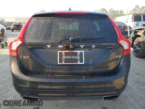 2017 Volvo V60 Premier with VIN YV140MEK2H1331763, listed as a Copart auction lot 77954904 with 0 mi miles and Salvage Title. Bid and sale history available at carsss.com. Image 6.