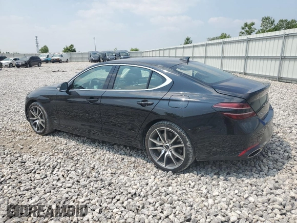 2025 Genesis G70 2.5T with VIN KMTG34SC3SU150511, listed as a Copart auction lot 64469965 with 15,861 mi miles and Clean title. Bid and sale history available at DreamBid. Image 2.