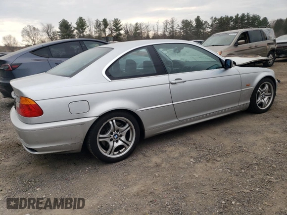 2001 BMW 3 Series 330Ci with VIN WBABN53461JU24684, listed as a Copart auction lot 51159385 with Not Provided miles and Salvage Title. Bid and sale history available at carsss.com. Image 3.