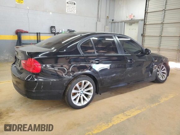 2011 BMW 3 Series 328i xDrive with VIN WBAPK7C5XBA969873, listed as a Copart auction lot 51419775 with 0 mi miles and Salvage Title. Bid and sale history available at carsss.com. Image 3.