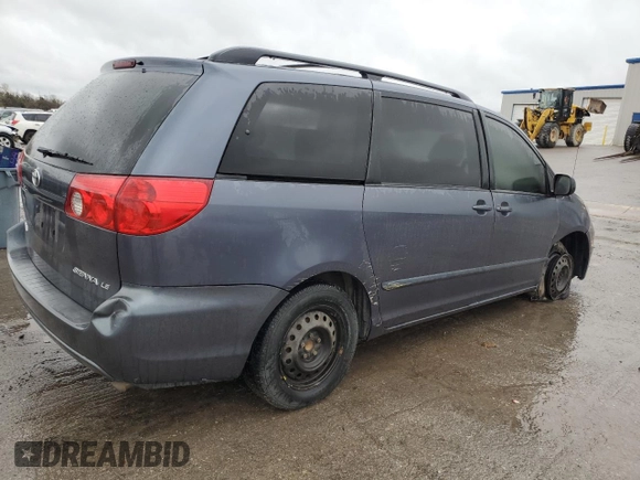 2006 Toyota Sienna CE with VIN 5TDZA23C66S565025, listed as a Copart auction lot 51615425 with 49,090 mi miles and Salvage title. Bid and sale history available at DreamBid. Image 3.