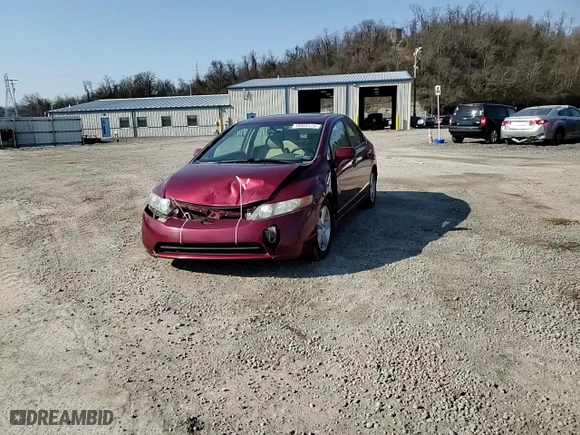 2008 Honda Civic Sdn EX with VIN 1HGFA16888L096031, listed as a Copart auction lot 48864175 with 98,747 mi miles and Salvage Title. Bid and sale history available at carsss.com. Image 10.