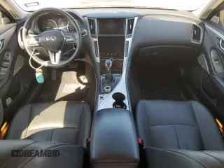 2021 Infiniti Q50 Luxe with VIN JN1EV7BP5MM702973, listed as a Copart auction lot 53355165 with 54,114 mi miles and Clean title. Bid and sale history available at DreamBid. Image 8.