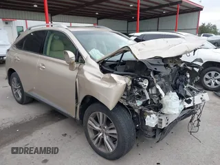 2015 Lexus RX 350 with VIN 2T2ZK1BA4FC186682, listed as a IAAI auction lot 41695484 with 52,425 mi miles and . Bid and sale history available at carsss.com. Image 1.