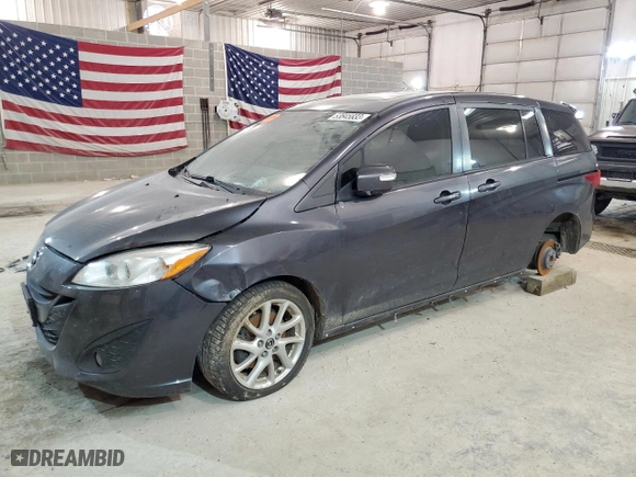 2015 Mazda Mazda5 Grand Touring with VIN JM1CW2DL2F0180456, listed as a Copart auction lot 53845833 with 0 mi miles. Bid and sale history available at carsss.com. Image 1.