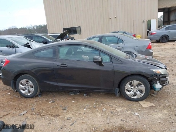 2013 Honda Civic Cpe LX with VIN 2HGFG3B54DH505462, listed as a IAAI auction lot 41519635 with 131,803 mi miles. Bid and sale history available at carsss.com. Image 14.