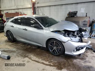 2021 Honda Civic Sport with VIN SHHFK7H41MU413944, listed as a Copart auction lot 47536225 with 70,075 mi miles and Salvage Title. Bid and sale history available at DreamBid. Image 4.