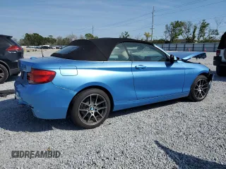 2018 BMW 2 Series 230i xDrive with VIN WBA2K1C58JVD41067, listed as a Copart auction lot 49325465 with 32,442 mi miles and Salvage Title. Bid and sale history available at carsss.com. Image 3.