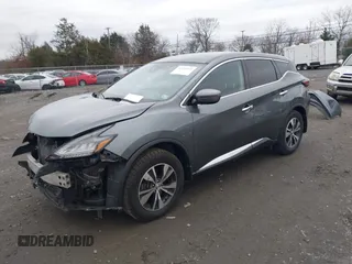 2020 Nissan Murano S with VIN 5N1AZ2AS7LN133105, listed as a IAAI auction lot 41145449 with 83,153 mi miles and . Bid and sale history available at DreamBid. Image 2.
