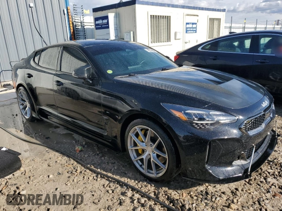 2022 Kia Stinger GT1 with VIN KNAE45LC9N6119485, listed as a Copart auction lot 51492775 with 30,177 mi miles and Clean Title. Bid and sale history available at DreamBid. Image 4.