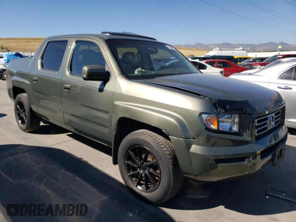 2006 Honda Ridgeline RTL with VIN 2HJYK16536H519906, listed as a Copart auction lot 74631254 with 166,030 mi miles and Salvage Title. Bid and sale history available at carsss.com. Image 4.