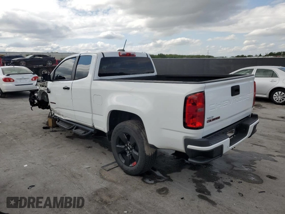 2021 Chevrolet Colorado 2WD LT with VIN 1GCHSCEA9M1297298, listed as a Copart auction lot 52123565 with 40,683 mi miles and Non Repairable. Bid and sale history available at carsss.com. Image 2.