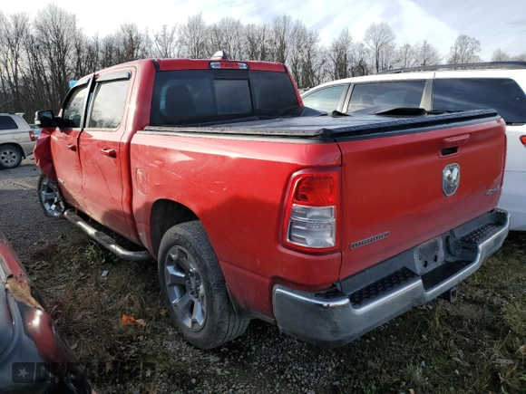 2022 Ram 1500 Big Horn with VIN 1C6RRFFG3NN455883, listed as a Copart auction lot 45040585 with 28,973 mi miles and Salvage Title. Bid and sale history available at carsss.com. Image 2.