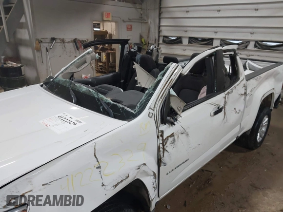 2022 Chevrolet Colorado 2WD LT with VIN 1GCHSCEAXN1235765, listed as a IAAI auction lot 41222329 with 45,763 mi miles and . Bid and sale history available at DreamBid. Image 6.
