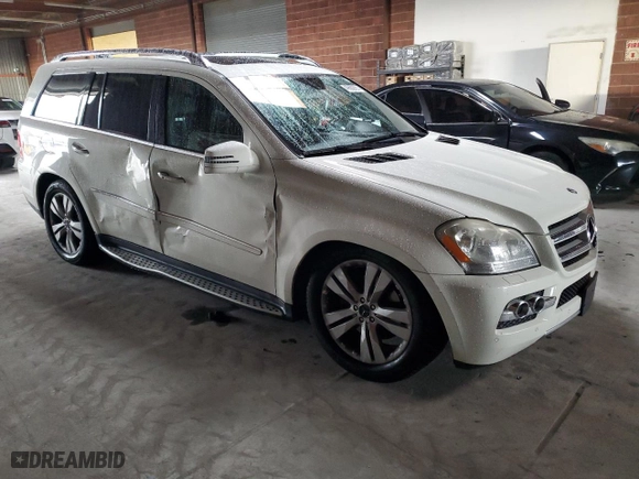 2011 Mercedes-Benz GL-Class GL 450 with VIN 4JGBF7BE8BA637722, listed as a Copart auction lot 49682055 with 139,840 mi miles and Salvage Title. Bid and sale history available at carsss.com. Image 4.