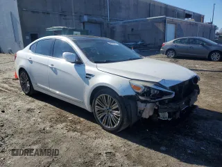 2015 Kia Cadenza Premium with VIN KNALN4D74F5192626, listed as a Copart auction lot 44785085 with 82,313 mi miles and Salvage Title. Bid and sale history available at carsss.com. Image 4.