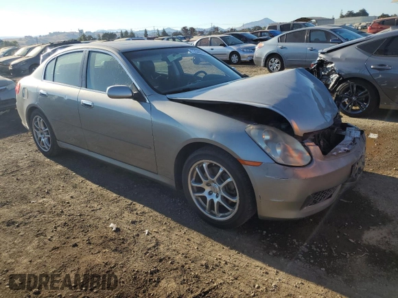 2006 Infiniti G35 with VIN JNKCV51E06M501959, listed as a Copart auction lot 73346234 with 142,194 mi miles and Salvage Title. Bid and sale history available at DreamBid. Image 4.