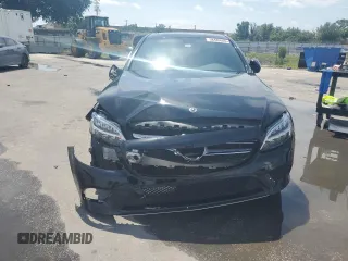 2019 Mercedes-Benz C 300 with VIN 55SWF8DBXKU296537, listed as a Copart auction lot 58489665 with 51,341 mi miles and Salvage title. Bid and sale history available at DreamBid. Image 5.