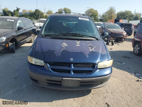 2000 Dodge Caravan SE with VIN 1B4GP44G7YB772212, listed as a Copart auction lot 75664674 with 373,081 mi miles and Clean Title. Bid and sale history available at carsss.com. Image 5.