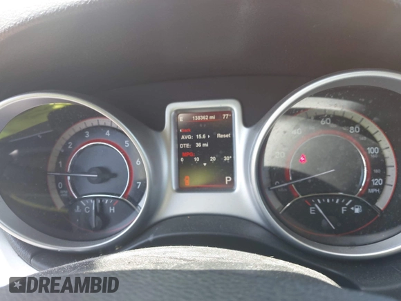 2015 Dodge Journey R/T with VIN 3C4PDDEG8FT607016, listed as a IAAI auction lot 42111538 with 138,362 mi miles and . Bid and sale history available at DreamBid. Image 7.
