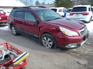 2011 Subaru Outback 3.6R Limited Pwr Moon with VIN 4S4BRDKC2B2401324, listed as a IAAI auction lot 41544190 with 122,015 mi miles. Bid and sale history available at carsss.com. Image 1.