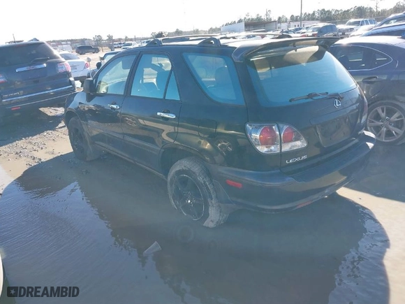 2001 Lexus RX 300 with VIN JTJHF10U710233303, listed as a IAAI auction lot 41728554 with NaN miles. Bid and sale history available at carsss.com. Image 3.