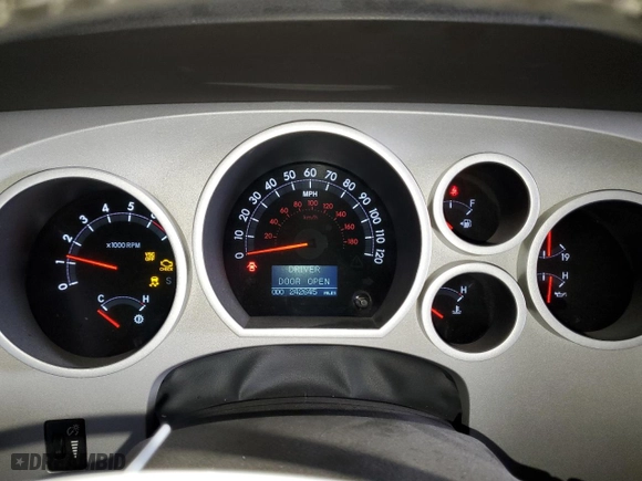 2008 Toyota Tundra LTD with VIN 5TBEV58188S483255, listed as a Copart auction lot 46363785 with 242,645 mi miles and Salvage Title. Bid and sale history available at carsss.com. Image 9.