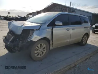 2017 Kia Sedona L with VIN KNDMA5C16H6279561, listed as a Copart auction lot 76523594 with 133,584 mi miles and Salvage Title. Bid and sale history available at carsss.com. Image 1.