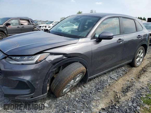 2023 Honda HR-V LX with VIN 3CZRZ2H3XPM101491, listed as a Copart auction lot 58654185 with Not provided miles and Salvage title. Bid and sale history available at DreamBid. Image 1.
