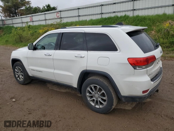 2014 Jeep Grand Cherokee Limited with VIN 1C4RJFBG2EC289826, listed as a Copart auction lot 56578795 with 193,354 mi miles and Clean title. Bid and sale history available at DreamBid. Image 2.