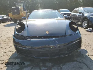 2021 Porsche 911 Carrera with VIN WP0AA2A93MS206806, listed as a Copart auction lot 58923294 with 25,088 mi miles and Salvage Title. Bid and sale history available at carsss.com. Image 5.