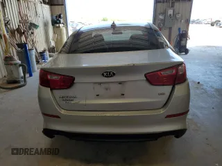 2014 Kia Optima LX with VIN KNAGM4A77E5471110, listed as a Copart auction lot 53179855 with 195,885 mi miles and Salvage Title. Bid and sale history available at carsss.com. Image 6.
