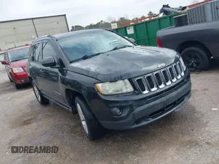 2012 Jeep Compass Sport with VIN 1C4NJCBBXCD657291, listed as a IAAI auction lot 41550847 with 165,301 mi miles. Bid and sale history available at carsss.com. Image 1.